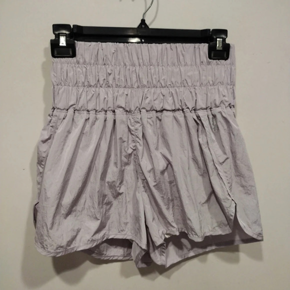 Free People Pants - Free People Movement Women's Lilac Purple Way Home High Waist Track Shorts Sz M